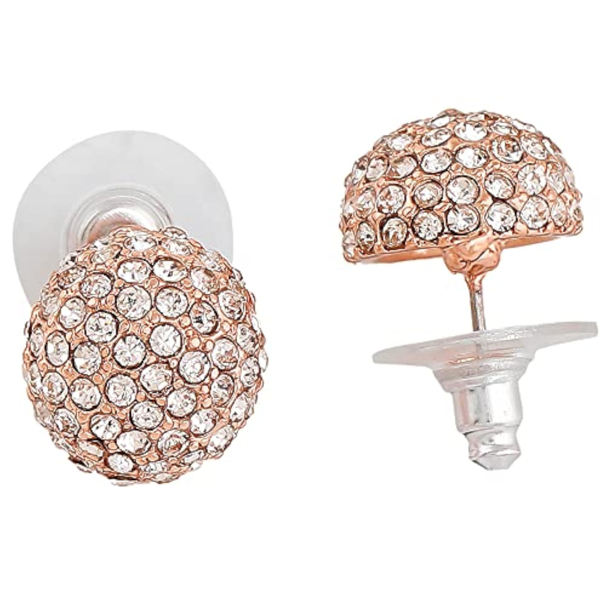 CZ Shimmering Studs Earrings